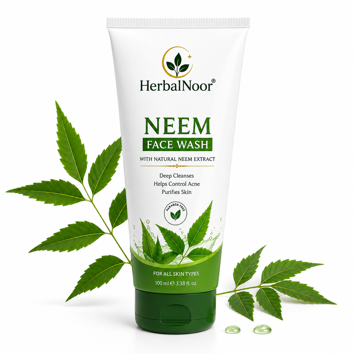 HerbalNoor Purifying Neem Face Wash